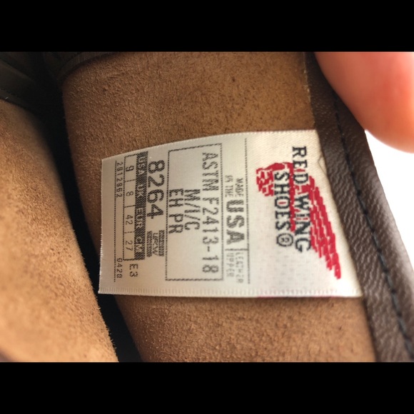 Red Wing Boots 8264 9-Inch Oil-Resistant Leather 9 - Picture 8 of 8